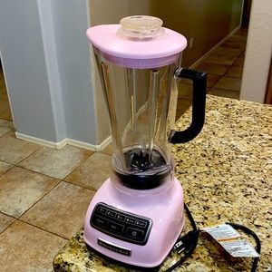 pastel pink blender